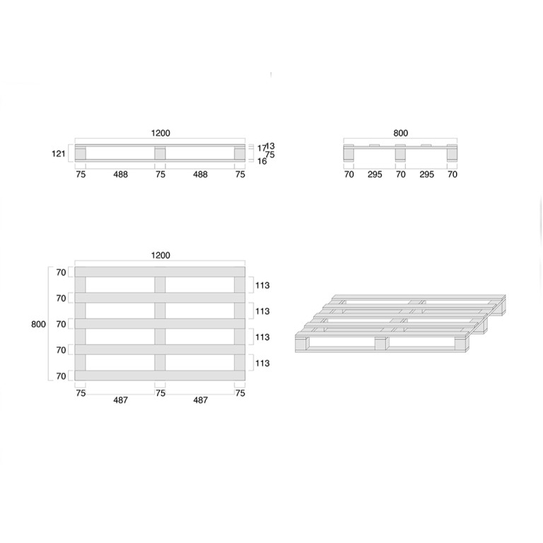 progettazione di un bancale pallets milano